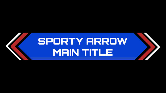 Sporty Arrow Title