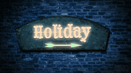 Street Sign to Holiday