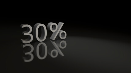 30 % sales in 3D