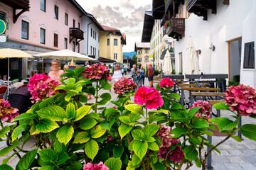 Cityscape of St. Johann in Tyrol, Austria
