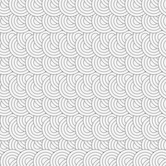 Circles In One Pattern. Simple Lase Abstract Pattern.