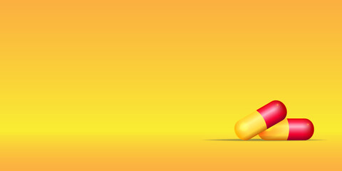 Pills. Medicine tablets isolated on background, different round and oblong drugs collection vector illustration.