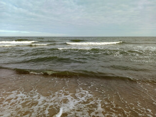 Fototapeta na wymiar Baltic Sea coast in Svetlogorsk