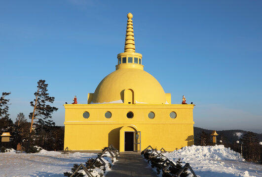 Rinpoche Bagsha Buddhist Monastery in Ulan-Ude in the Republic of Buryatia, Russia