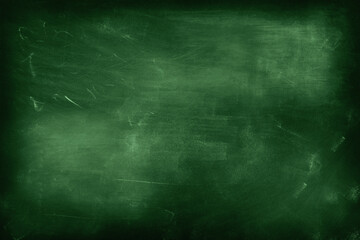 Green blackboard or chalkboard