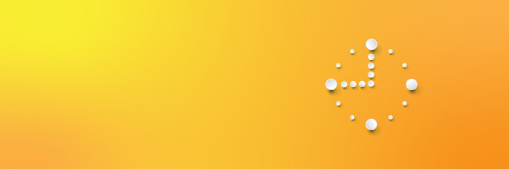 Clock from pills, vitamins for elderly. Treatment time.