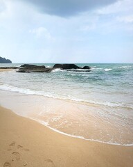 beach and sea