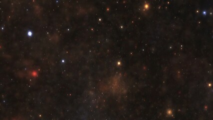 Stars in the night sky nebula and galaxy