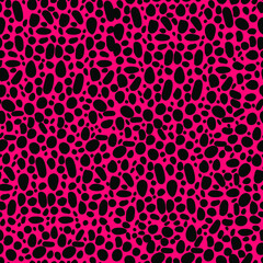 abstract simple seamless vector pattern many small dots spots on a contrasting background. Leopard background 