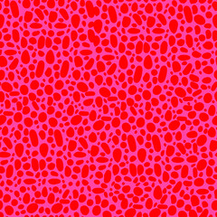 Obraz premium abstract simple seamless vector pattern many small dots spots on a contrasting background. Leopard background 
