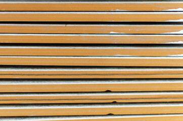 Floor tiles. Preparation for repair.