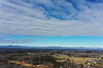 Aerial View Inman SC countryside