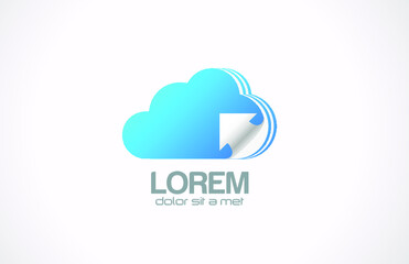 cloud computing logo design
