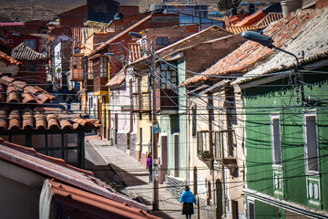 Fototapeta na wymiar mining town of potosi, bolivia