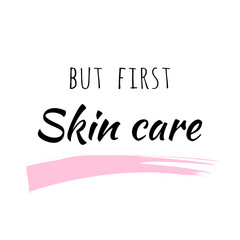 Skin care poster concept