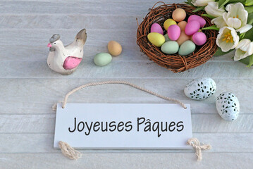   Carte de Pâques: Joyeuses Pâques