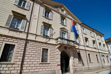 View of Government building of the Canton Ticino in Bellinzona