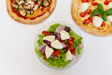 insalata e pizza