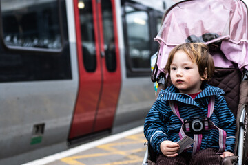 Waiting for the train