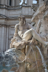 Details of Piazza Navona in Rome
