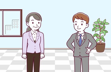 会社でのワンシーン