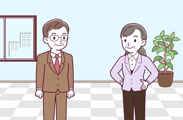 会社でのワンシーン