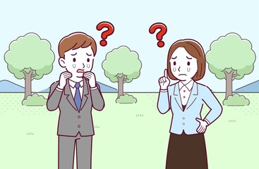 公園でのワンシーン