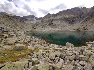 Landscape with Musalenski lakes, Rila mountain, Bulgaria