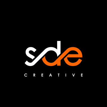 SDE Letter Initial Logo Design Template Vector Illustration