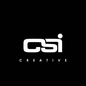 CSI Letter Initial Logo Design Template Vector Illustration