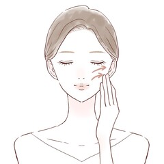 女性　スキンケア　リフトアップ