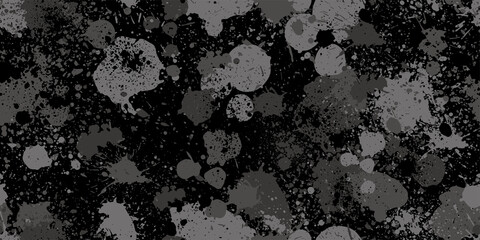 Splashed camouflage background. Seamless pattern.Vector. 飛び散った迷彩パターン © tabosan