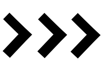 急カーブを知らせるアイコンのシルエット