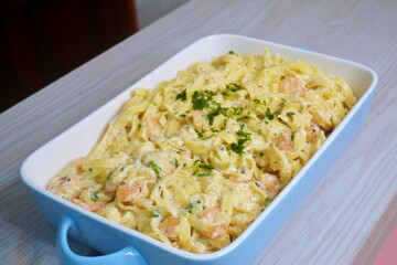 Shrimp and pasta