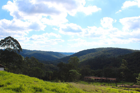 Paisagem nas montanhas
