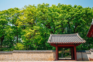 Jongmyo Shrine in Seoul, Korea