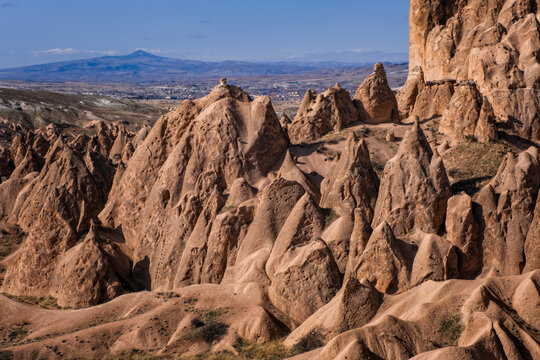 spectacular rocks formations of Devrent valley , Cappadocia, Turkey. February 2021