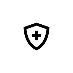 shield icon, Health insurance icon vector for web, computer and mobile app