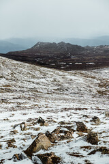 Rugged alpine views as seen on the Kosciuszko walking track in the Kosciuszko National Park.