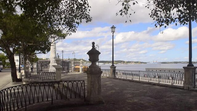 'Alameda de Paula' (Paula's Promenade) in Old Havana, Cuba