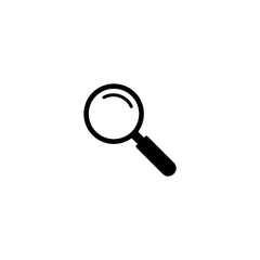Magnifying glass icon vector for web, computer and mobile app