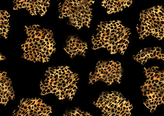 abstract seamless leopard print texture design   © TT3 Design