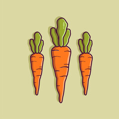 carrot cartoon illustration