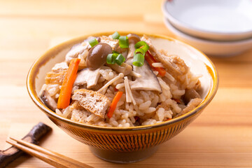 きのこの炊き込みご飯