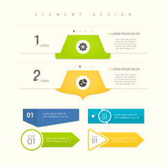 Highly utilized web element infographic 