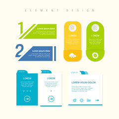 Highly utilized web element infographic 