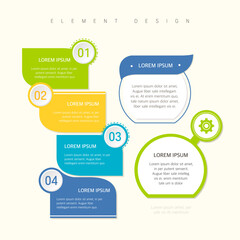 Highly utilized web element infographic 