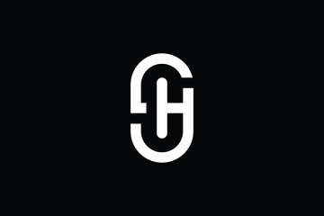 SH logo letter design on luxury background. HS logo monogram initials letter concept. SH icon logo design. HS elegant and Professional letter icon design on black background. S H HS SH