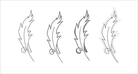 
abstraction, feathers, birds, fluff, feather, animals, one line, one line, logo, embroidery, silhouette, icon, symbol, emblem,