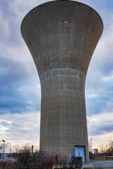 Stockholm, Sweden A concrete water tower in the henriksdal neighborhood.